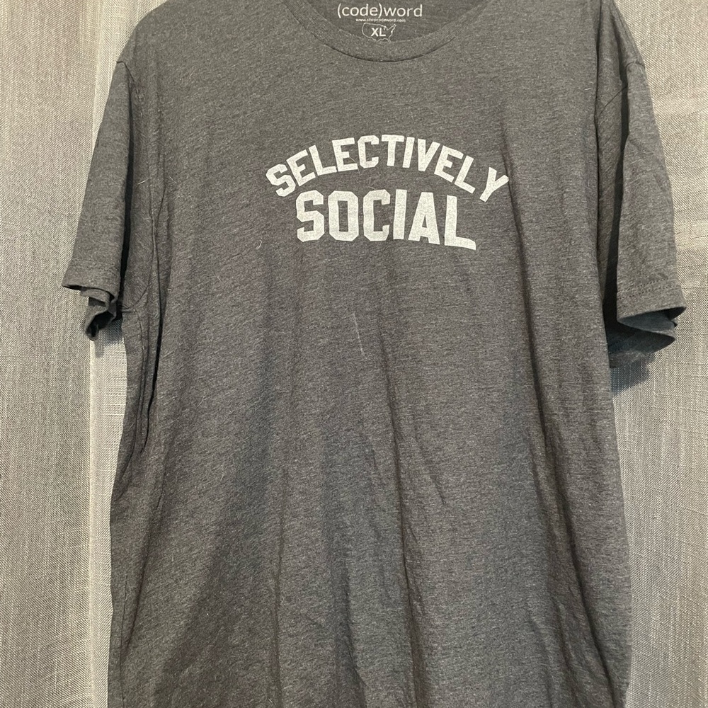 Gray Men's T-Shirt